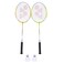 Gr 505, 2 Bad Rackets + 2 Shuttle,Smooth Grip Racquet Handle.