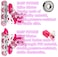 EASY FUTURE Inline Skates Adjustable Size Roller Skates with Flashing Wheels for Outdoor Indoor Children Skate Shoes Including Full Protective Gear Set Pink Small (31-34)