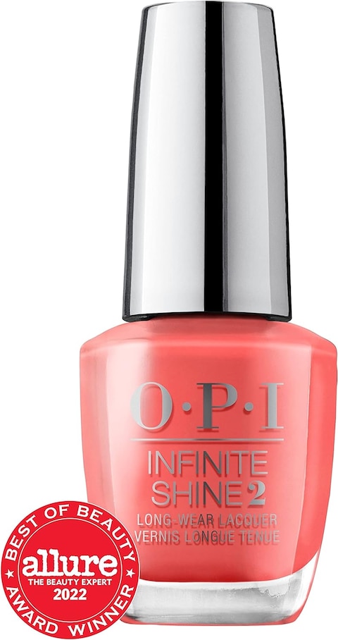 OPI Infinite Shine 2 Long-Wear Lacquer, Tempura-Ture Is Rising!, Orange Long-Lasting Nail Polish, Tokyo Collection, 0.5 Fl Oz (Pack Of 1)