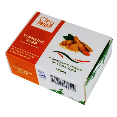 Cleo Nature Handmade Turmeric Soap Bar 100g