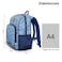 Nohoo School Bag - Retro Blue