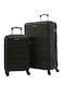 2-Pieces Hardside Travel Trolley Luggage Set Grey 20/28 New