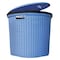 Kenstar LB03 Laundry Basket With Lid Blue