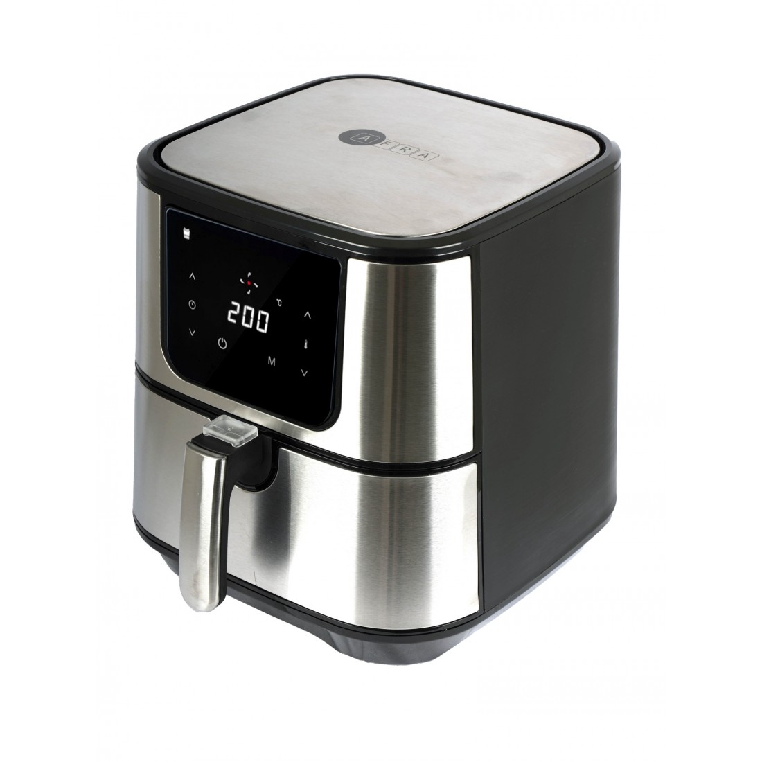 AFRA Air Fryer, 1600-1800W, 5.5L Capacity, Adjustable Temperature, Overheat Protection, Non-Slip Feet, Cool Touch Handle, G-MARK, ESMA, ROHS, And CB Certified, AF-5518AFSS, 2 Years Warranty