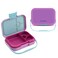 Eazy Kids 4 Compartment Bento Lunch Box - Mat Pink