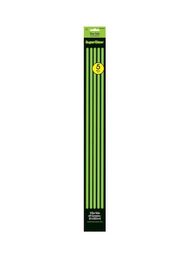 Amscan 5-Piece Super Glow Stick 22Inch