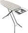 Royalford Mesh Ironing Board 122cmx43cmx96cm- Portable, Steam Iron Rest, Heat Resistant Cover, Contemporary Lightweight Board With Adjustable Height And Rubber Feet Cover