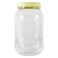 Sunpet Plastic Storage Jar Clear/Yellow 2L