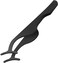 Hotroyal False Eyelashes Applicator Tool Eyelash Extension Tweezers, Stainless Steel Fake Eyelash Applicator (Black) Black