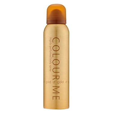 سبراي كولور مي للجسم، ذهبي - 150 مل