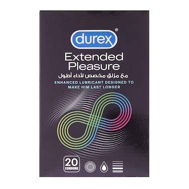 Durex Extended Pleasure Condom Clear 20 PCS