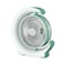 Fitto Desk Fan, Strong Airflow, Quiet, 3 Speed Wind, Mini Table Fan, Type-C Charging, Colorful Light, Rotatable