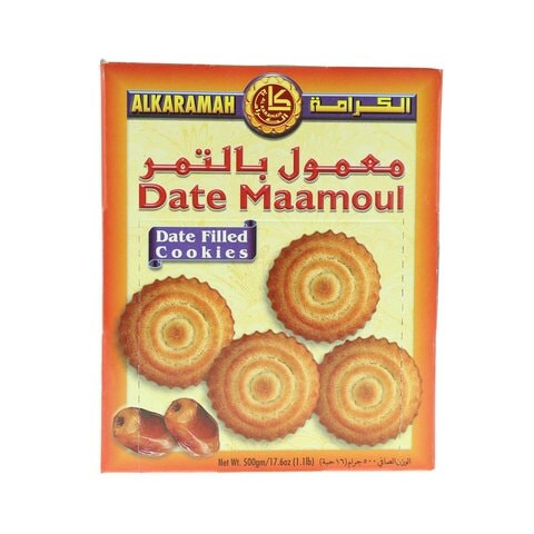 Buy AL KARAMAH DATE MAAMOUL COOKIE 500G in Kuwait