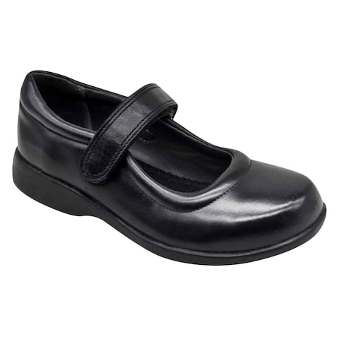 Zuri Studeez Leather School Shoes For Girls Size 30 Black