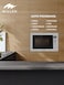 MILLEN Microwave Oven, 25L, 3Y Warranty, Stainless Steel Finish, Mechanical Control, 900W Microwave Power, 1000W Grill Power, 8 Automatic Programs, MBW 381 SX
