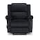 In House Velvet Classic Recliner Chair - Dark Grey - AB02