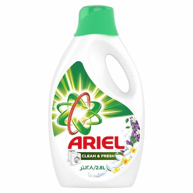 Ariel Automatic Power Gel Laundry Detergent Clean &amp; Fresh Scent 2.8L