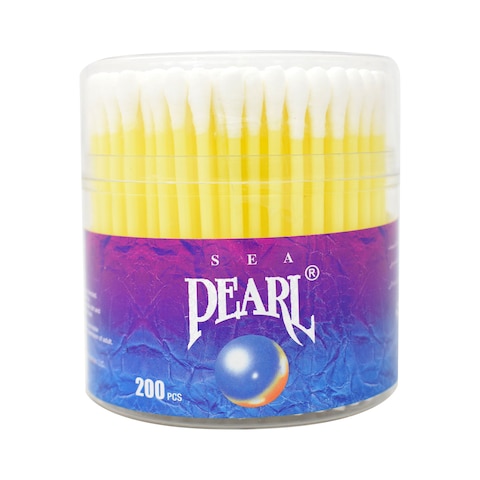 Sea Pearl Cotton Buds Yellow 200 Buds