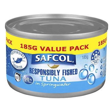 Safcol Tuna In Spring Water 185 Gr  - Canned Fish