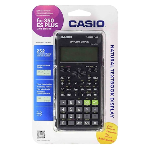 Casio Plus 2 Edition Scientific Calculator FX-350ES