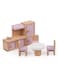 Generic 22-Pieces Small Wooden Furniture Playset