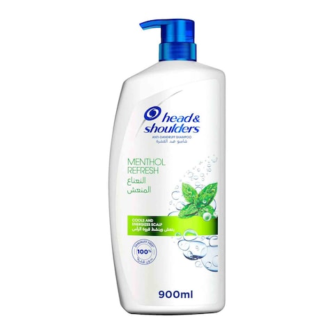 Buy Head  Shoulders 2in1 Menthol Refresh Anti-Dandruff Shampoo with Conditioner, 900ml in Saudi Arabia