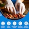 Gloves - Powder Free/Disposable - Food Prep Cooking Gloves/Kitchen Food Service Cleaning Gloves Size Large, Pack of 100