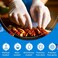 Gloves - Powder Free/Disposable - Food Prep Cooking Gloves/Kitchen Food Service Cleaning Gloves Size Large, Pack of 100