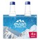 evian Sparkling Natural Mineral Drinking Water 330ml Pack of 4