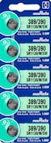 Murata SR1130/W/SW / 389/390 Silver Oxide 1.55V (muRata) Japan Batteries &ndash; 5 Pieces