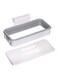 Attach A Trash Hanging Trash Bag Holder White/Grey 24.3x3x10.2centimeter