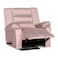 In House Velvet Classic Recliner Chair - Light Pink - Nice 02