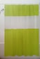 Heavy duty water proof mold and mildew resistant Premium PEVA Green colour shower curtain liner with 12 numbers durable white plastic hooks