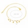 Aiwanto Beach Time Anklet Gold Ankle Chain Gift Fashion Jewelry