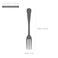 RK S/S TABLE FORK, RK0100TF, 3 PC PACK, VENETIAN