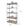 Tactix - 5 Shelf Rack - 86.5W x 35.5D x 183H cm - TTX-329016