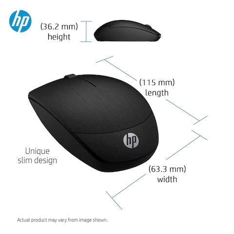 HP Wireless Optical Mouse X200 Black