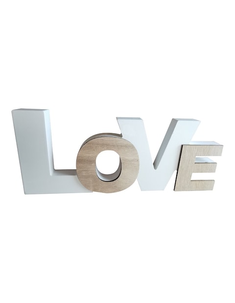 Home Decor LOVE Sign Letters Solid Wood Handmade Sculpture for Tabletop Mantel Fireplace Foyer Decorations