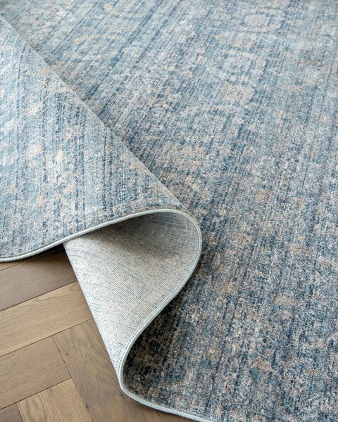 Alexander Azure 300 x 90 cm (Runners) Carpet Knot Home Designer Rug for Bedroom Living Dining Room Office Soft Non-slip Area Textile Decor