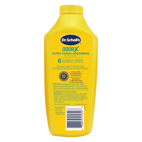 Dr. Scholl&#39;s Odour-X Ultra Sweat-Absorbing Foot Powder 198g