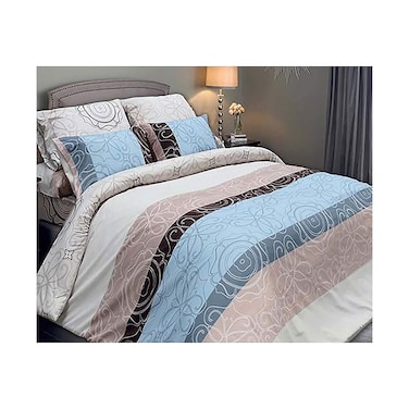 طقم لحاف السرير كمفورت سينجل - 2 قطع - متعدد الالوان