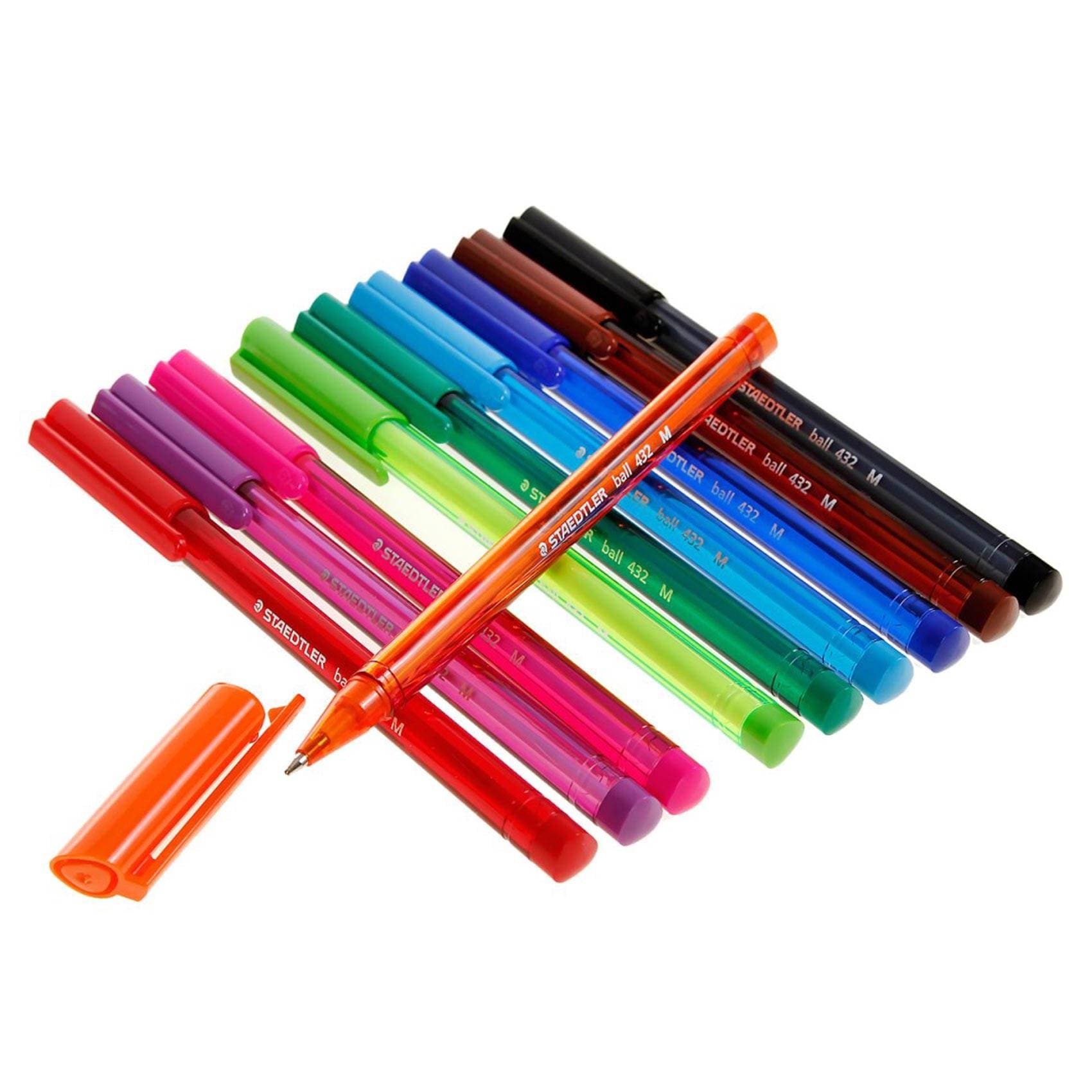 Buy Staedtler Coloured Ballpoint Pen Assorted 432 10 PCS Online
