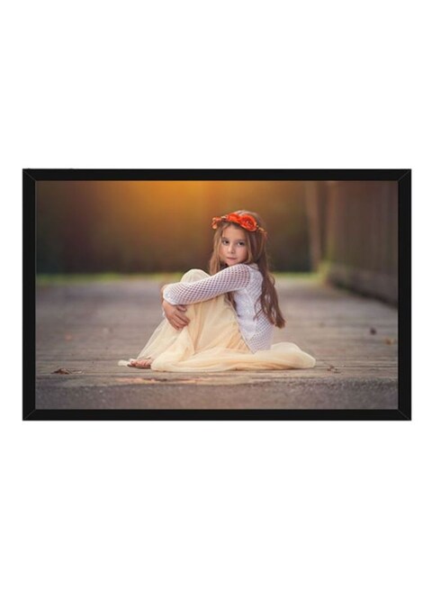 Spoil Your Wall Small Girl Poster With Frame Multicolour 55x40cm