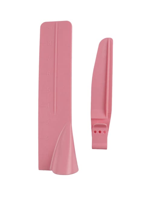 Generic Adjustable Cake Side Smoother Scraper Pink 25Centimeter