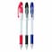 Penac Soft Glider Ballpen 0.7mm 3 Mixed Colors Pack