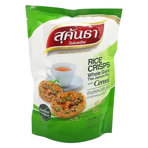Sukantha Thai Jasmine Rice With Cereal Rice Crisps 75g