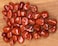 Vsell24 Polished Red Stone Pebbles, 5-8 cm, for Plants, Decor, Aquariums, Vases, Gardens, Landscaping, 03Kg