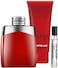 Mont Blanc Legend Red 3-Piece Gift Set For Men