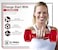 H PRO Dumbbell Weights  Unisex Adult Vinyl Coated Weights for Exercise &amp; Fitness   Dumbbells Comes in 4kg Pair  Set of 2 in Red