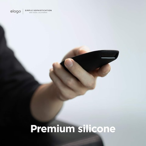 elago Silicone Remote Case Compatible with Playstation 5 Media Remote Cover Durable Silicone Construction, Slim and Ergonomic Design, Drop Protection - Black
